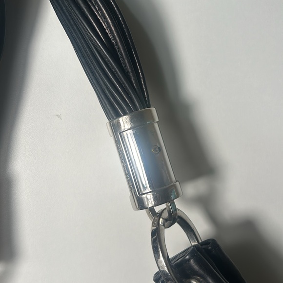 MICHAEL KORS SATCHEL HOBO SHOULDER BAG IN BLACK LEATHER - Picture 6 of 16